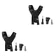 thumbnail image 4 of Kenally Kit de montaje de barbilla para casco de motocicleta soporte de fijación profesional conjunto de soporte de cámara de componente fijo Negro 2piezas, 4 of 6