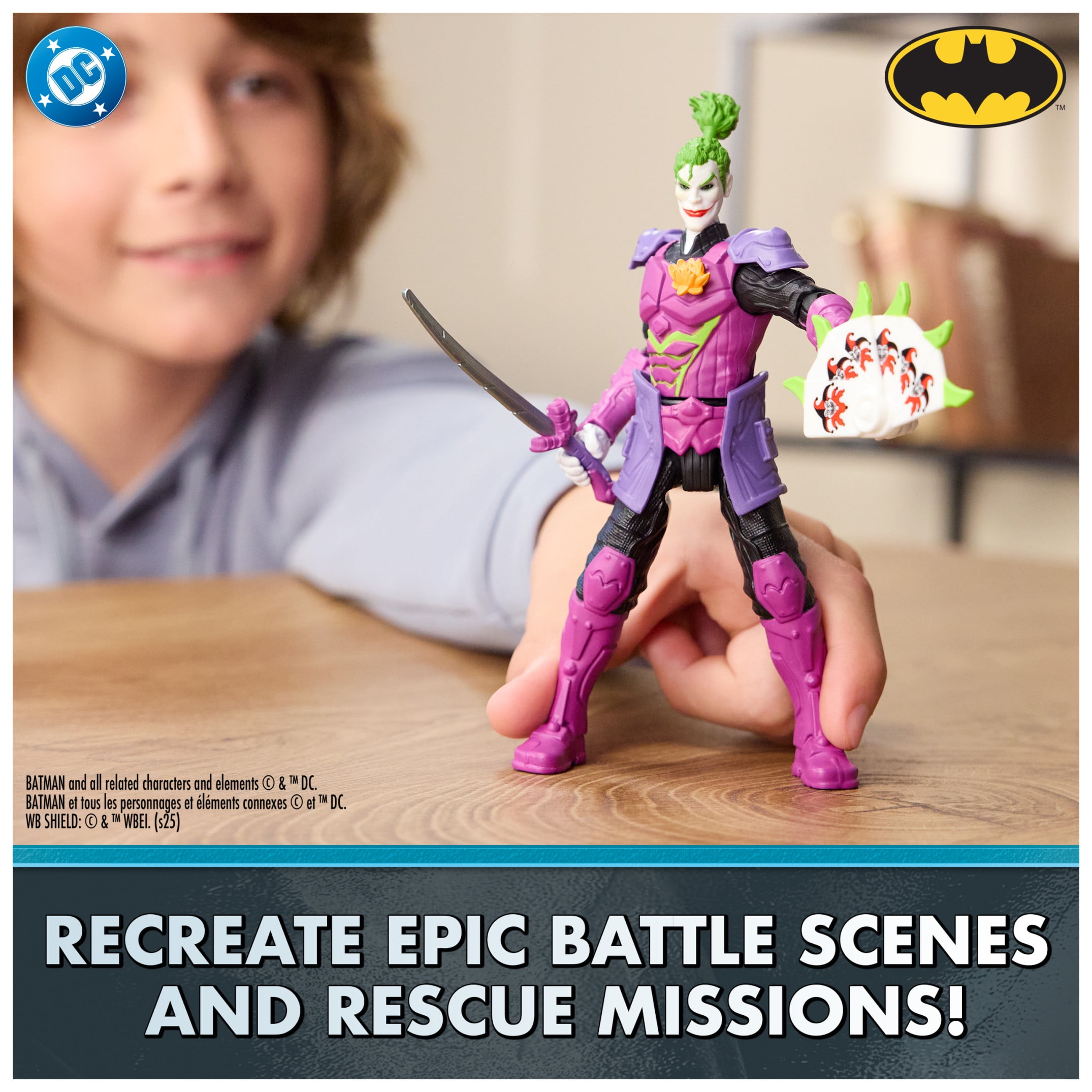 DC Comics, Batman Battle Clash 6-inch Ninja Strike The Joker