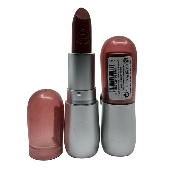 Essence Velvet Matte Lipstick Lip Stick 10 Greedy Coffee 0.13 OZ Set of 2