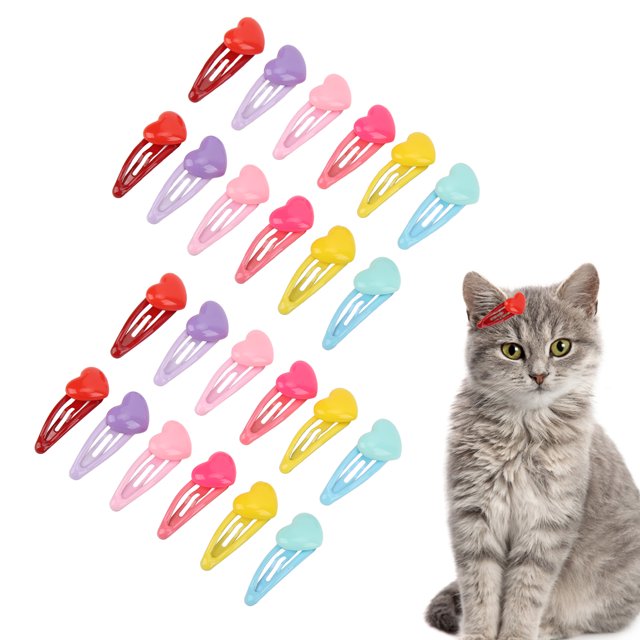 Pinzas para el pelo para mascotas ANGGREK Horquilla para mascotas 24 piezas hechas a mano
