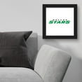 thumbnail image 3 of Gallery Pops NHL Dallas Stars - Wordmark Wall Art, Black Framed Version, 12" x 12", 3 of 5