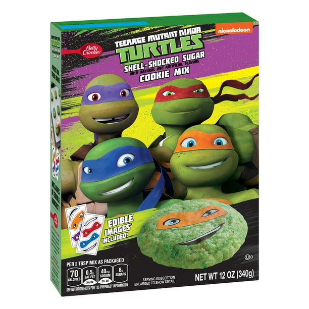 Betty Crocker Teenage Mutant Ninja Turtle ShellShocked Sugar Cookie