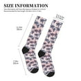 thumbnail image 4 of Sikiie Tropics Palm Trees 1 Pairs Compression Socks for Men and Women 15-20 mmHg Running Support Socks, 4 of 7