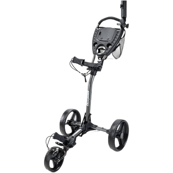 Pure Golf Golf Tri-Glide Metallic Gray Pull Cart New