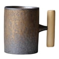 thumbnail image 1 of yuksok Vintage Japanese Ceramic Coffee Mug Rustic Drink Cup B2 360ml, 1 of 3