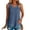 Blue, variant on GaThRRgYP Summer Tops for Women,Summer Tops for Girls,Women's Summer Casual Solid Color Round Neck Sleeveless Tops Loose Blouses