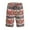 Red, variant on TopLLC Mens Shorts, Mens Pants Shorts Men's Ethnic Printed Linen Cotton Multi-Pocket Overalls Shorts Fashion Pant