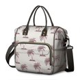 thumbnail image 1 of Summer Beach Palm Trees Insulated Lunch Bag – Waterproof Reusable Lunch Tote with Tropical Pattern, Large Capacity Cooler Bag for Work, Outdoor, Beach Use, 1 of 6