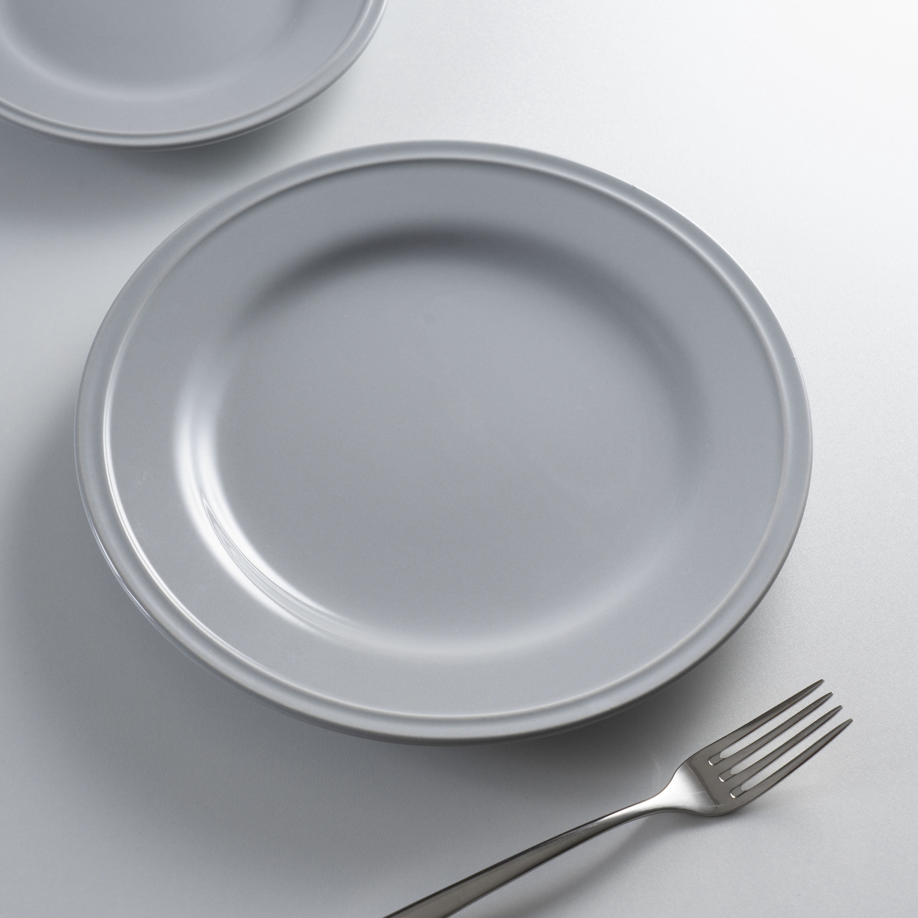 Mainstays 10.39in Darby Gray Stoneware Dinner Plate