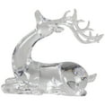thumbnail image 4 of Northlight Laying Acrylic Deer Christmas Decoration - 6.25", 4 of 6