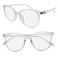 thumbnail image 5 of Gafas de bloqueo de luz azul de primera calidad, lentes transparentes, gafas antiluz azul para reducir los dolores de cabeza y mejorar el sueño, 5 of 5