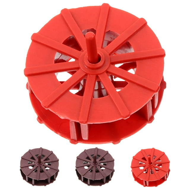 KAKOWELY 4 piezas de adornos para acuario, ruedas de agua, mini rueda de agua para pecera.