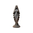 thumbnail image 2 of Gothic Home Decor Veiled Sculpture 5X2X6 Inch Gray Minimalist Statue Witchy Home Decor Spiritual Accent for Tabletop Shelf Mantel 1 Piece, 2 of 6