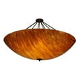 thumbnail image 3 of Meyda Tiffany 144747 Madison 12 Light 38" Tall Semi-Flush Bowl Ceiling Fixture - Bronze, 3 of 5