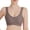 Coffee, variant on Ladies Wireless Solid Strapless Bandeau Bra Support Everyday Wear