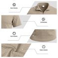 thumbnail image 6 of Mens Polo Short Sleeve Casual Summer Structured Collar Fashion Relaxed Fit Dressy Polo, XL, 6 of 6