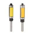 thumbnail image 1 of 2pcs / Set 1/4 Diámetro Del Vástago Bits Router, Durable Junta Router Bit Herramienta De Corte De Carpintería, 1/2 De Diámetro De shamjiam Broca de fresado de ajuste al ras, 1 of 5