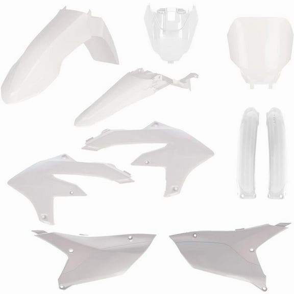 Acerbis 2979590002 Full Plastic Kit - White