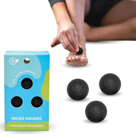 Bolas de Masaje RAD Micro Rounds Alta Densidad para Liberación Miofascial en Mandíbula, Pies y Manos