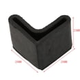 thumbnail image 3 of Couvre-pieds en Forme de L en Caoutchouc 30 Pcs Noir, 3 of 5