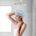 thumbnail image 4 of Shower Caps for Women Reusable Waterproof Lined,Thickened Hair Bath Caps,Double Waterproof Layers Bathing Hat,Fashion Bath Cap,Solid Shower Cap for Women and Girls,Oil Resistanted Shampoo Shower Cap, 4 of 9