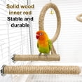 thumbnail image 3 of Parrot Training Toys Cage Hemp Rope Toys Pet Bird Standing Stick Exercise Perches Toys For Budgies Parakeet Pet Supplies, 3 of 9