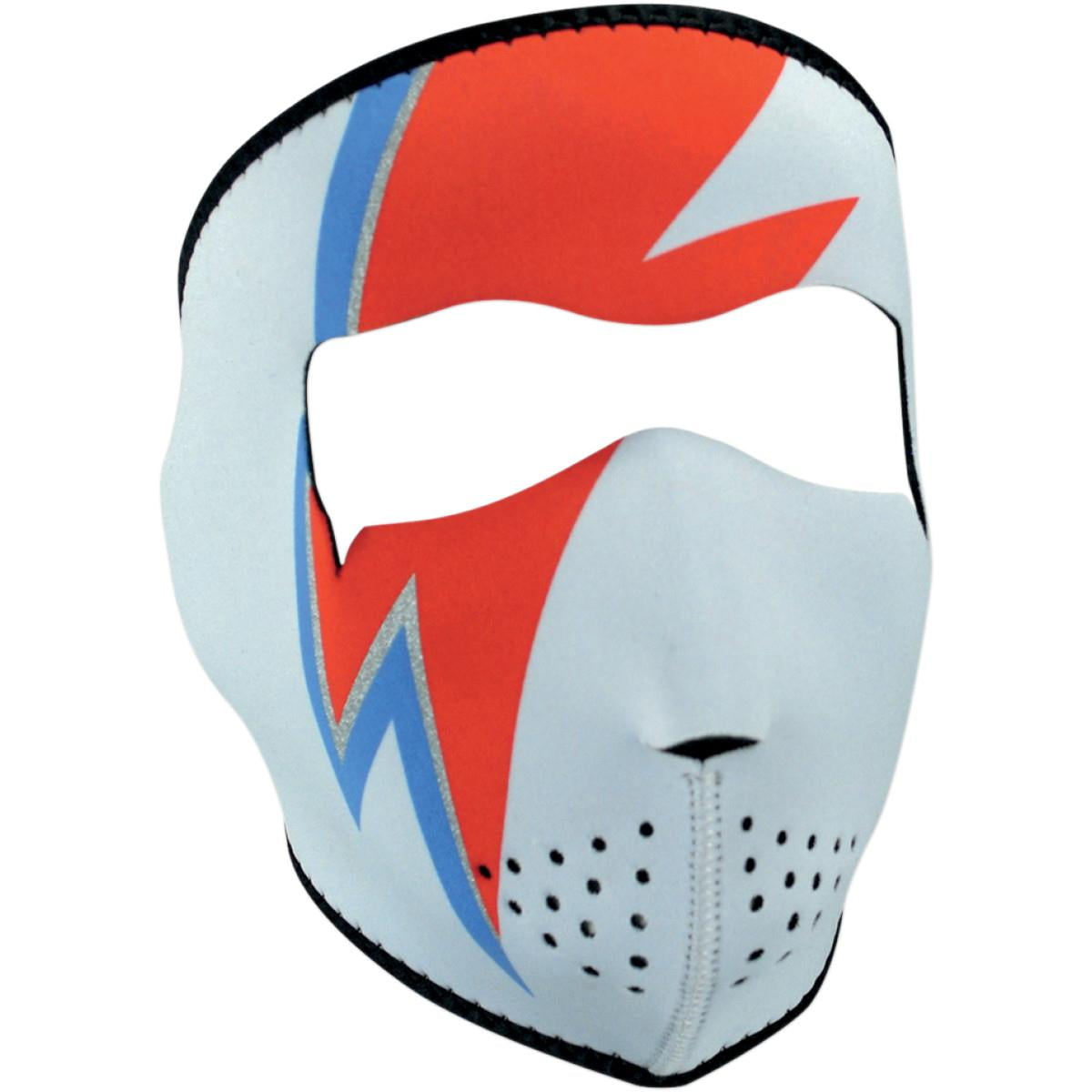 Zan Headgear Full Face Mask Blue Paisley Bandana OSFM WNFM063