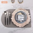 thumbnail image 5 of 24pcs Set Charger Plates Plastic Chargers for Dinner Plate Tableware Decoration, 5 of 24