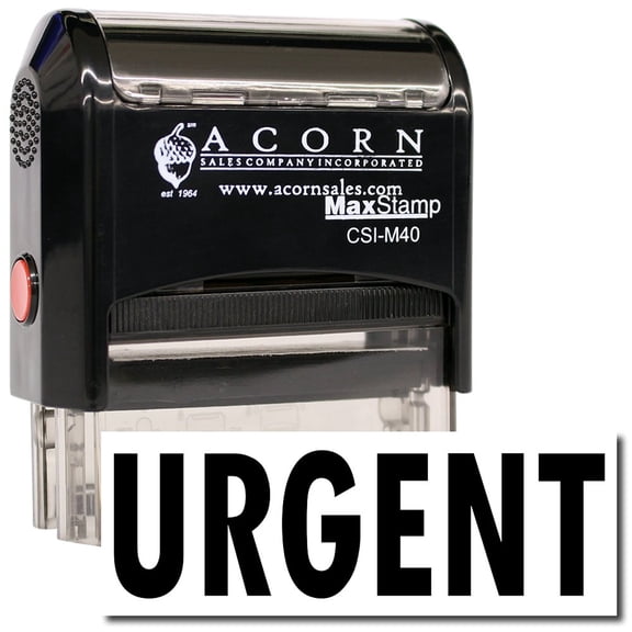 Large Self-Inking Urgent Stamp