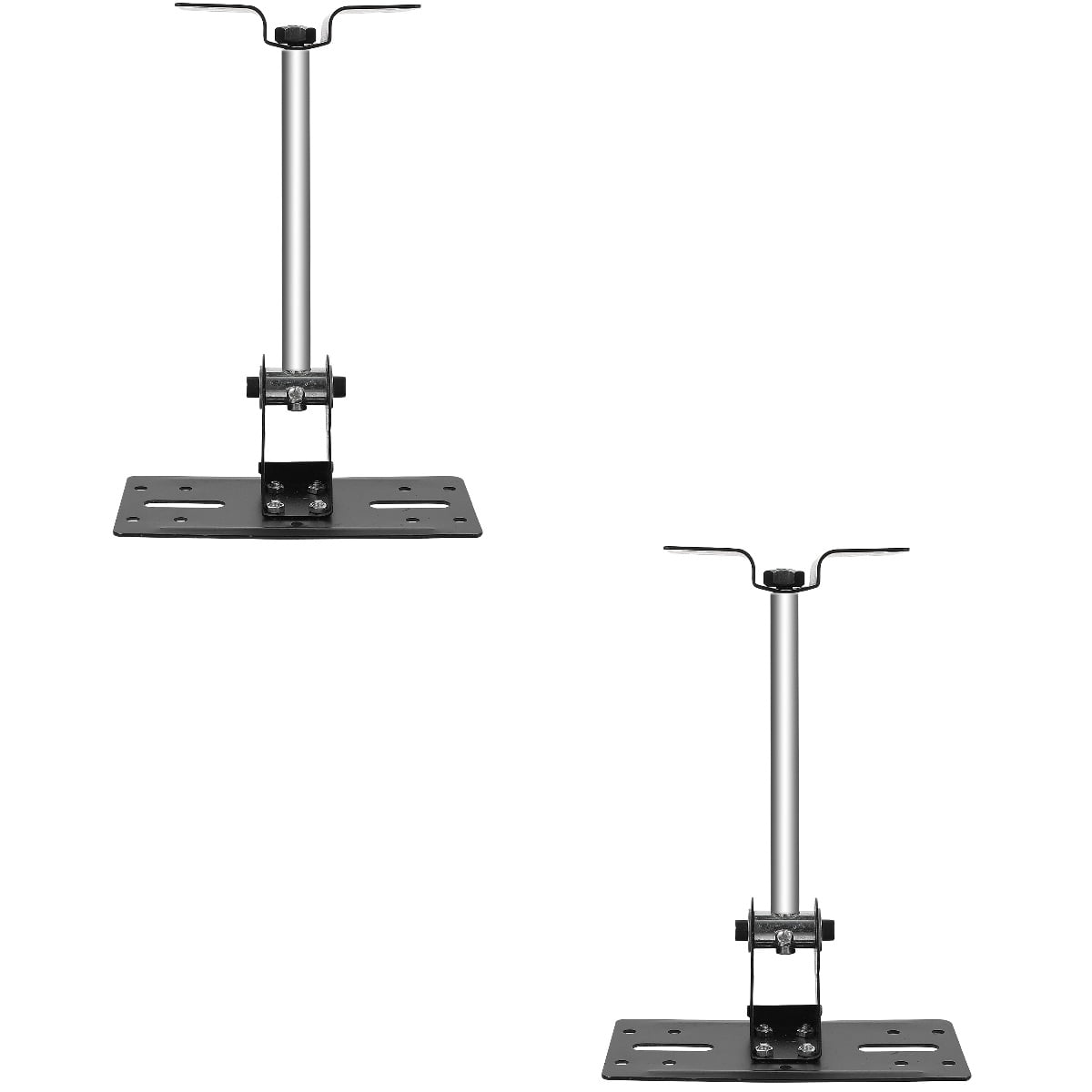 LABRIMP Wall Speaker Rack Durable Iron Adjustable Stand for Home 2Pcs