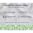 thumbnail image 5 of Soimoi Upholstery & Outdoor Fabric By 10 Yard - Leaves Theme - 56" Wide Water-Repellent Cloth for Furniture, Bags & Patio Projects - Green, 5 of 7