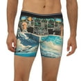 thumbnail image 2 of Disketp Comic Airplane Cockpit Illustration Men's Boxer Briefs Men’s Underwear Boxer Briefs for Men, 2 of 7