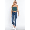 thumbnail image 4 of J. METHOD Women's Tube Top Strapless Crop Casual Basic Slim Fit Stretch Cropped T Shirts, 4 of 4
