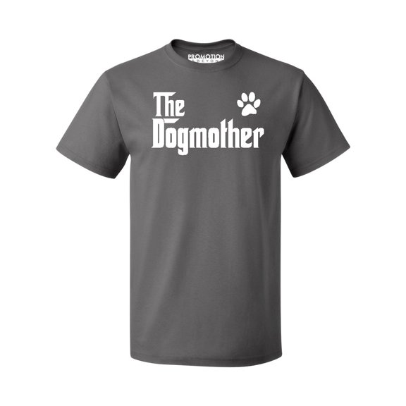 The Dogmother Dog Lovers Mother's Day Men's T-shirt, L, Charcoal