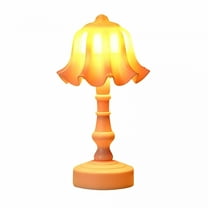 LAMIRO Solid Color Lamp, Small Table Lamp for Bedroom, Bedside Lamps for Nightstand, Cute Night Stand Light Lamp, Desk Lamp for Living Room