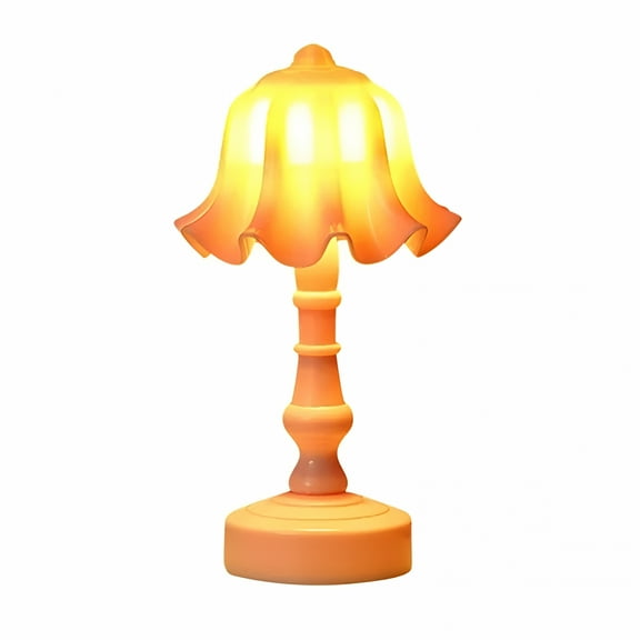 LAMIRO Solid Color Lamp, Small Table Lamp for Bedroom, Bedside Lamps for Nightstand, Cute Night Stand Light Lamp, Desk Lamp for Living Room