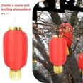 thumbnail image 3 of SEWCHICS Winter Melon Shape Lantern Red Fabric New Year Festival 1Set, 3 of 6