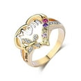 thumbnail image 3 of Anillo Del Día De La Madre Amor Corazón Mamá Anillo De Dedo Anillo De Aniversario Regalo Para Mamá Cateissary AP006762-02, 3 of 5