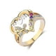 thumbnail image 3 of Anillo Del Día De La Madre Amor Corazón Mamá Anillo De Dedo Anillo De Aniversario Regalo Para Mamá Cateissary AP006762-02, 3 of 5