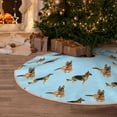 thumbnail image 5 of Sikiie German Shepherd Dog Nativity Christmas Tree Skirt, Jesus Christian Winter Holiday Tree Mat Decoration(30-48IN), 5 of 6