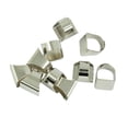 thumbnail image 1 of 10 Piezas Base Ajustable Almohadillas Joyas Sunnimix Blanco Plateado, 1 of 7