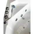 thumbnail image 5 of Whirlpool Corner Bathtub white 59.05″ x 59.05″ with Heater – Ibiza, 5 of 6