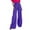 Purple, variant on Awxnjux Palazzo Pants Women'S Wide Leg Drag Pants Straight Suit Pants High Waist Loose Casual Pants (Hot Pink,M)