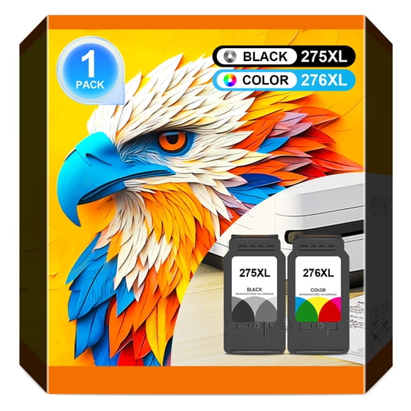 Printer Ink 275 276 for Canon 275xl/276xl ink cartridge Compatible for Canon Ink 275 and 276 pg275 black cl276 color ink cartridges for Canon PIXMA TS3722 TR4722 TS3522 TR4700 TS3520