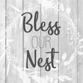 thumbnail image 2 of Kimberly, Allen 26x26 Black Ornate Wood Framed with Double Matting Museum Art Print Titled - Bless our Nest, 2 of 4