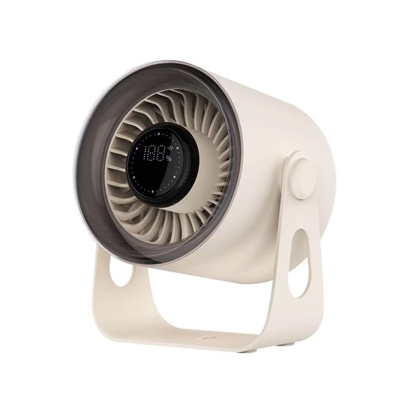 Desk Fans for Bedroom,Quiet Wall-Mounted Desk Fan ,Portable Adjustable Tilt Digital Display USB Rechargeable Fan for Home Office Bedroom Camping Traveling