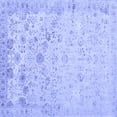 thumbnail image 1 of Ahgly Company Indoor Square Abstract Blue Contemporary Area Rugs, 6' Square, 1 of 4