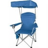 Ozark Trail Camping Chair with Shade, Blue, Oversized