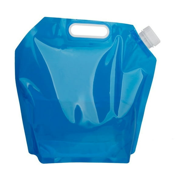 Blue Portable 10L PE Water Container for Camping Hiking with Large Handle Ideal for Outdoor