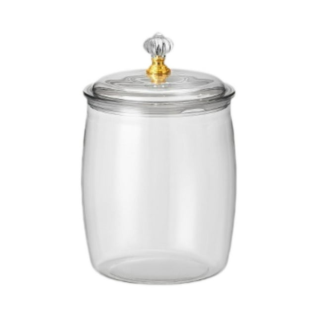 Lipstore Conteneur de Rangement de Cuisine Décoration de Comptoir Transparent pour Farine Sucre 2L